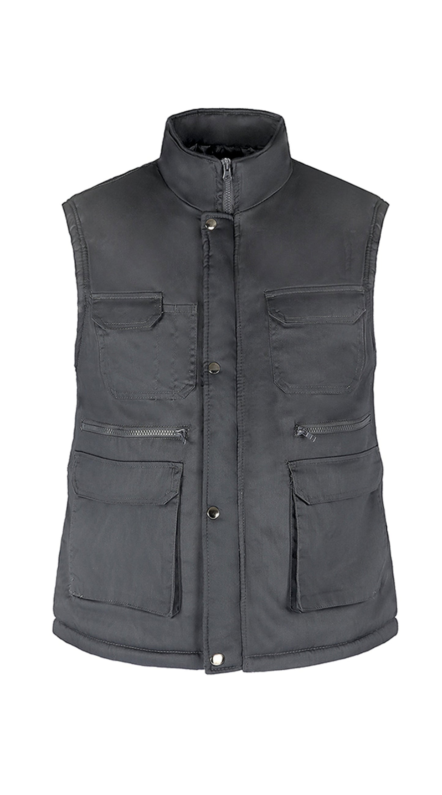 BLUE AND GRAY MULTI-POCKET VEST ART.277