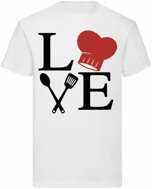T-shirt Love Chef