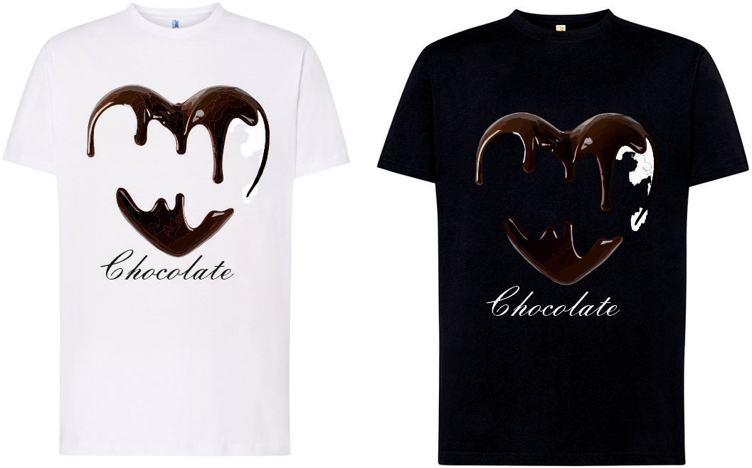 T-shirt chocolate cuore