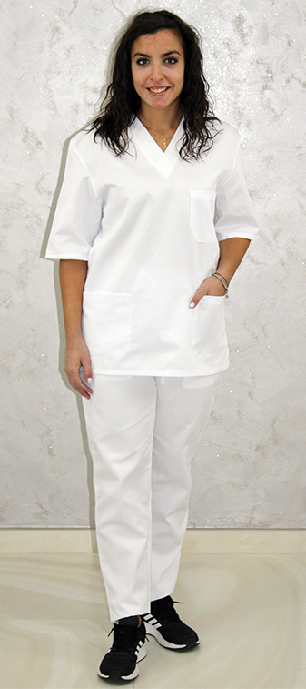 Camici Divise Oss Bianche Socio Sanitario Divise Bianche Da