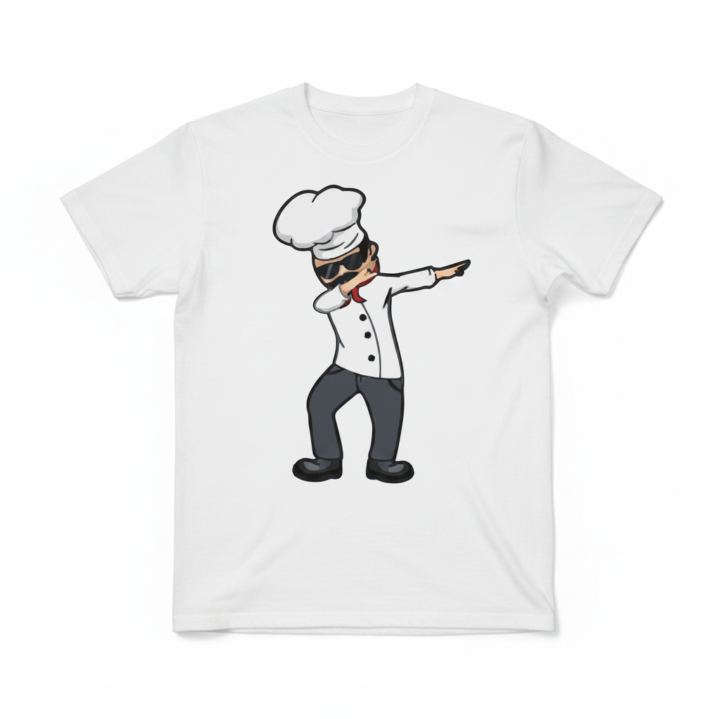T-shirt Stampa Omino Chef Dab