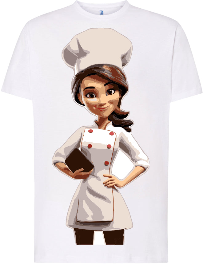 T-shirt lady chef-cucina-chef