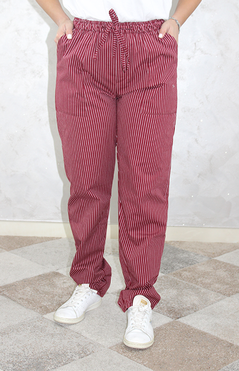 Pantalone Da Cucina Rigato