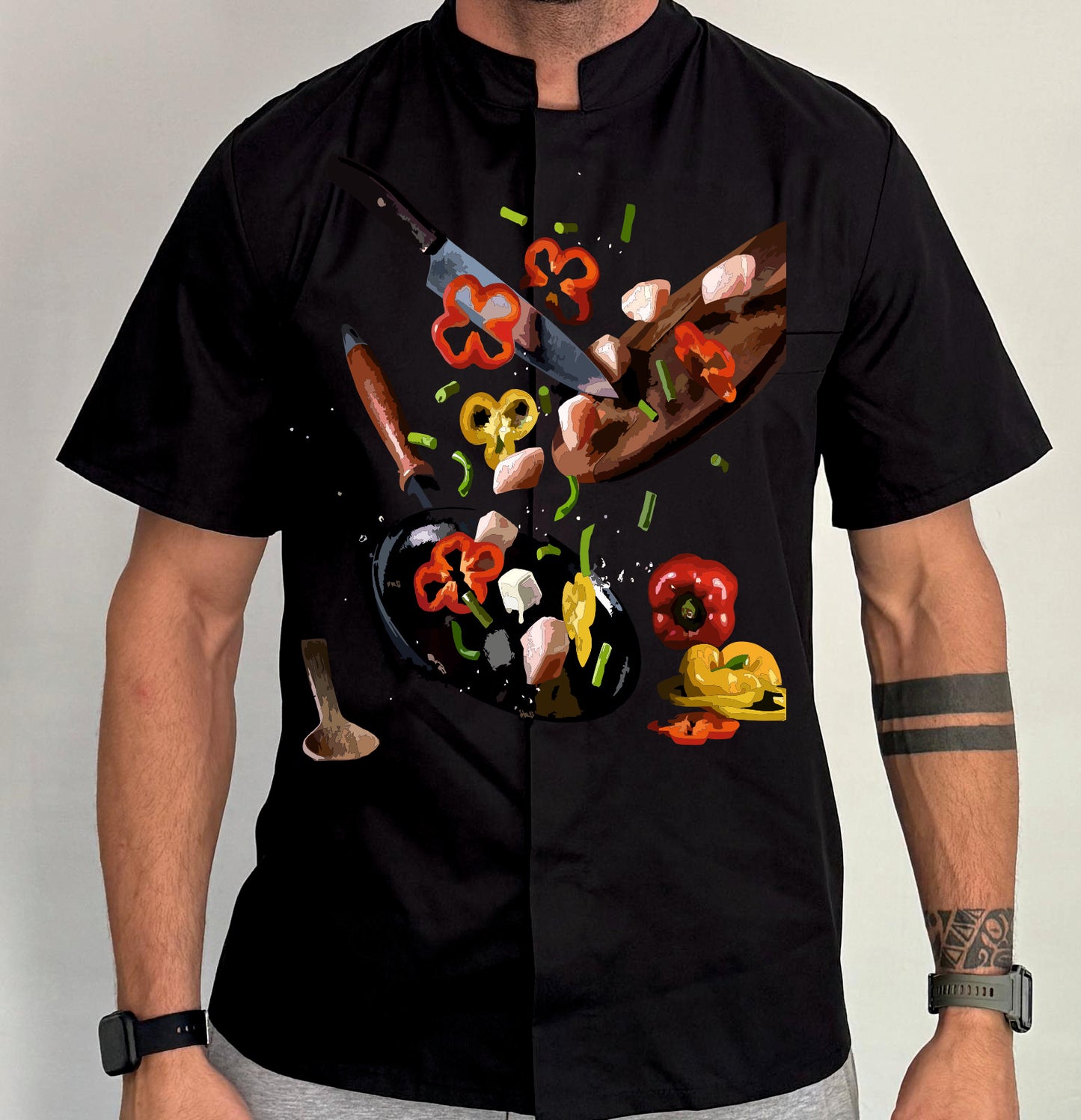 Casacca chef con stampa