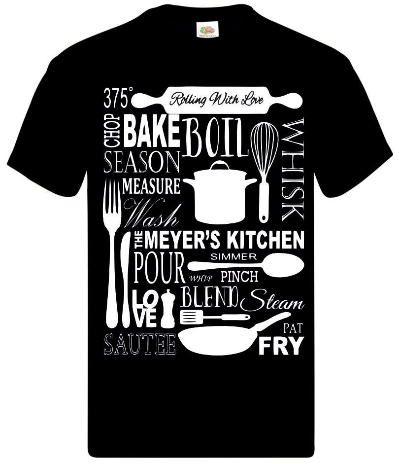 T-shirt kitchen