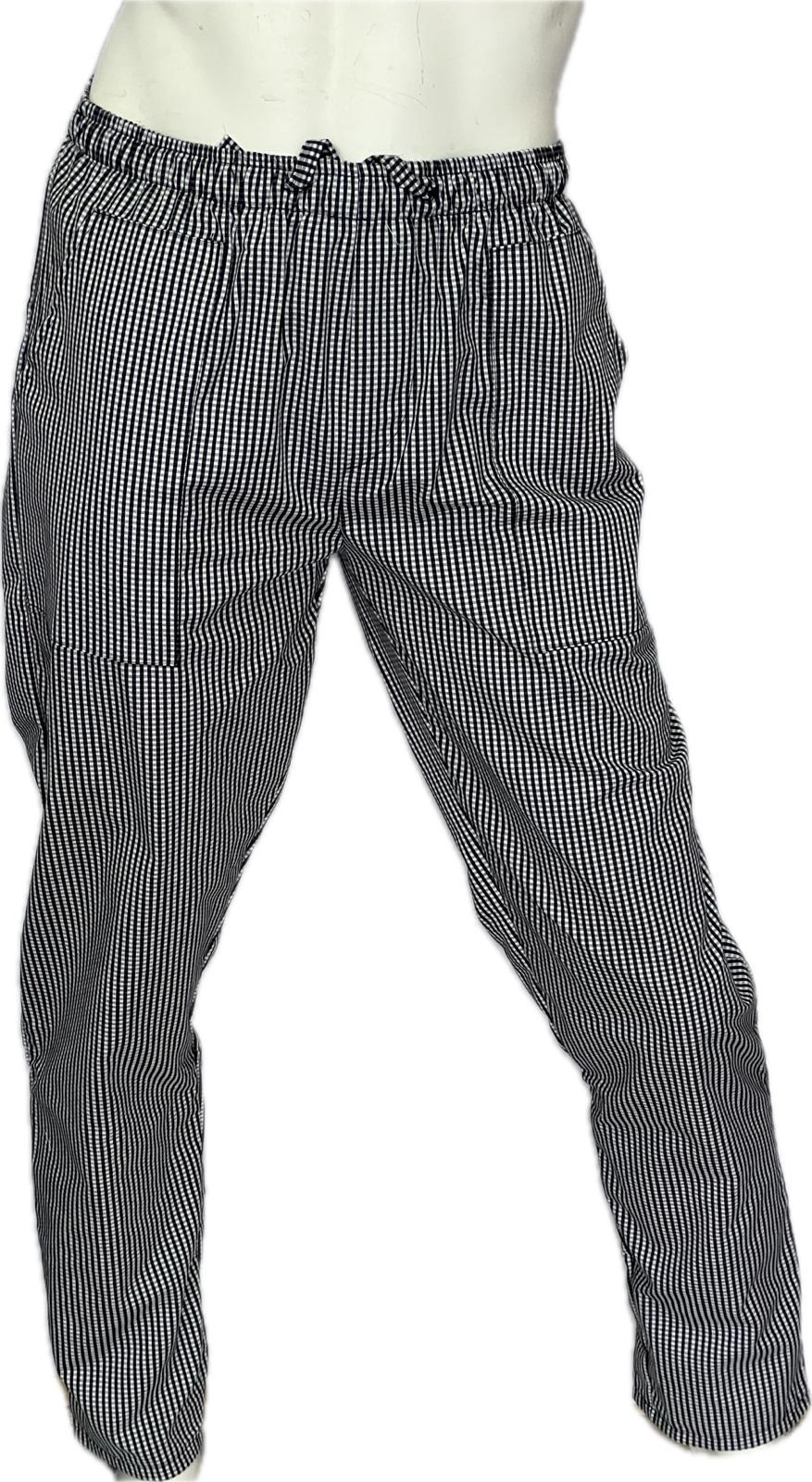 Pantaloni Da Chef Sale E Pepe 100% Cotone | Made In Italy, Taglie 44-58 - Foto 13