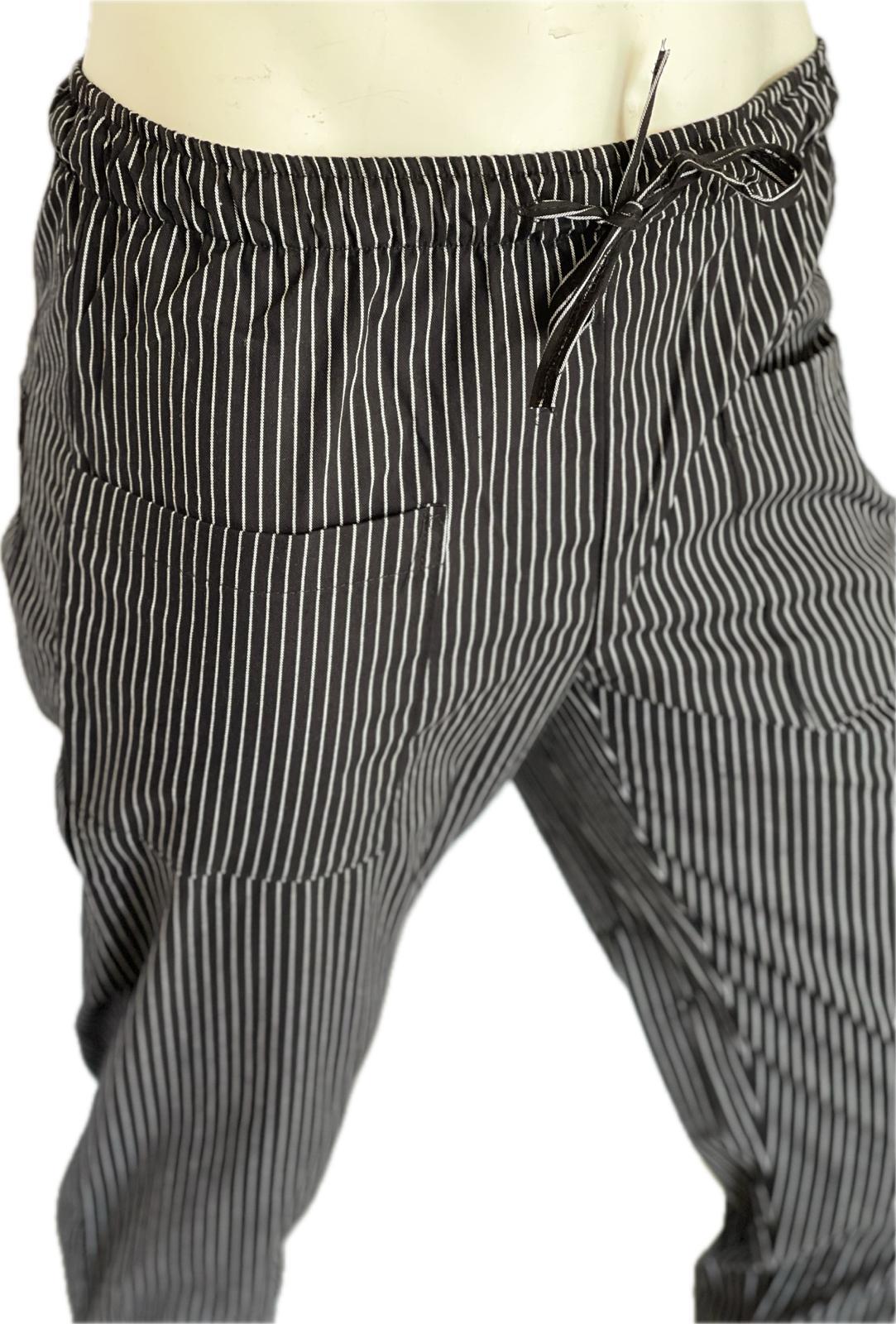 Pantalaccio Da Pizzaiolo In Cotone Rosso E Bianco - Comodo, Traspirante E Con Laccetto Regolabile Per Cucina E Lavoro - Foto 8